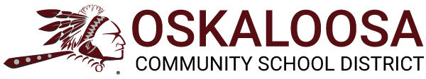 Oskaloosa Indian Head Logo