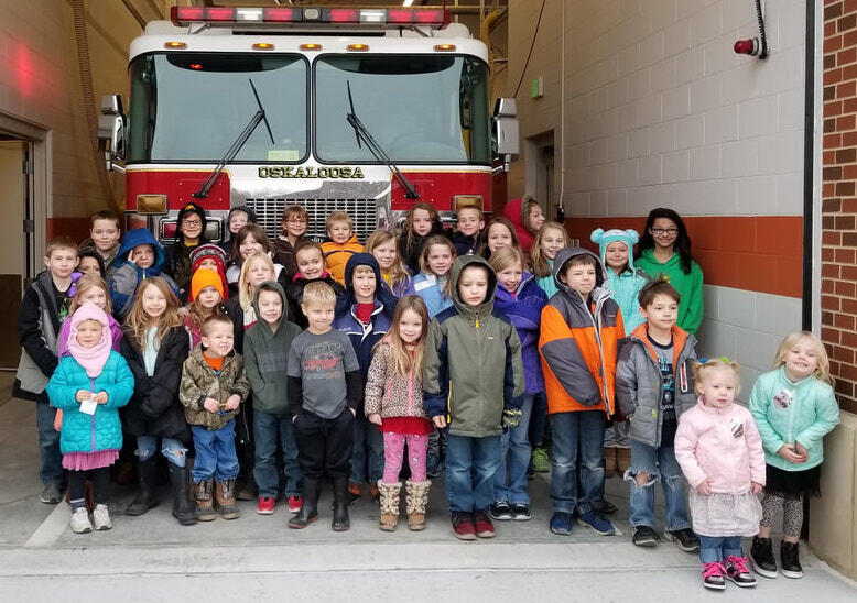 kids at fire station